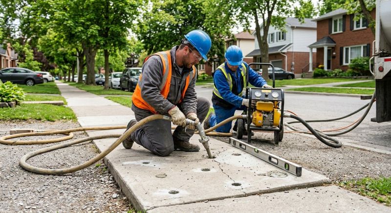 Walkway Leveling in Des Moines, IA