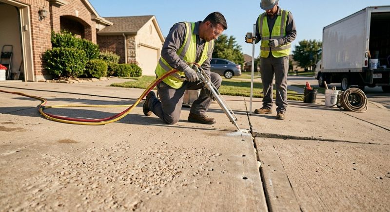 Concrete Poly Jacking in Des Moines, IA