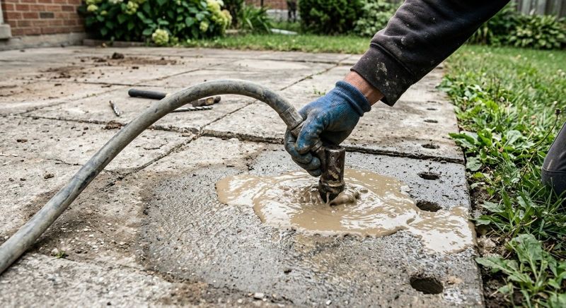 Patio Mudjacking in Columbus, OH
