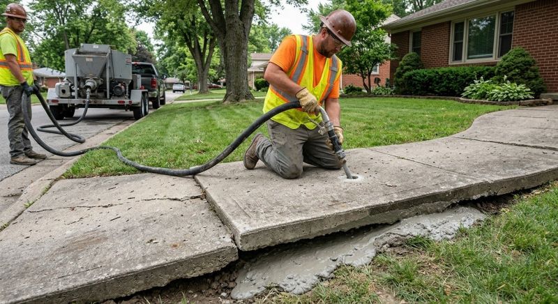 Sidewalk Leveling in Columbus, OH