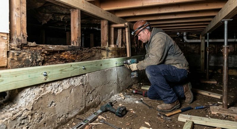Sinking Foundation Repair in Sarasota, FL