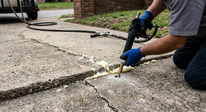 Sunken Driveway Lifting in Columbus, OH