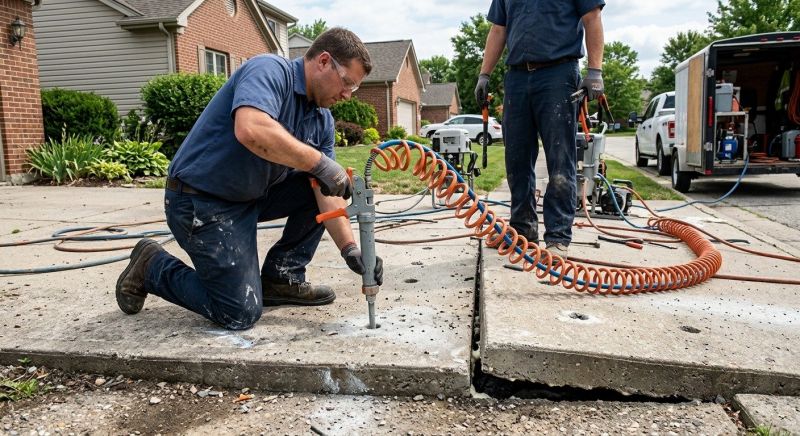 Sunken Driveway Lifting in Tampa, FL