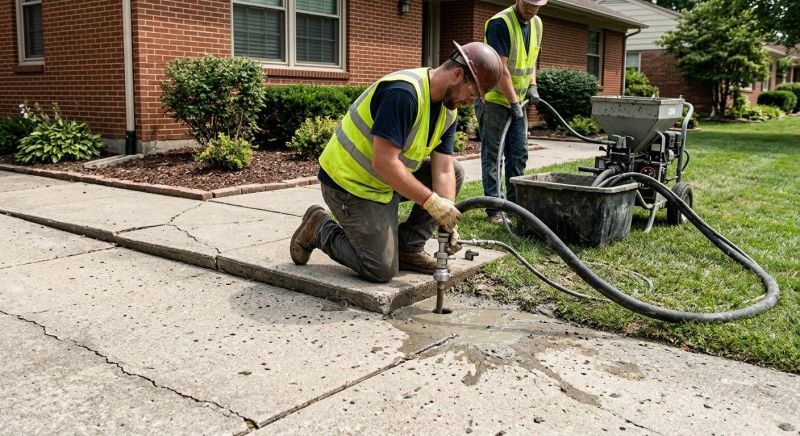 Sunken Sidewalk Repair in Corpus Christi, TX